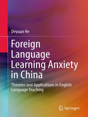 cover image of Foreign Language Learning Anxiety in China